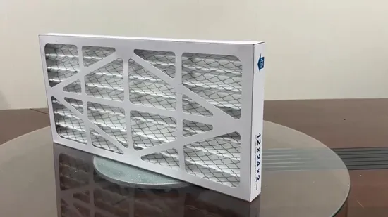 Custom Size Effeciency Color Air Filter 24X24X1 Merv 8 Merv 11 Merv 13 for HVAC Furnace Applications 