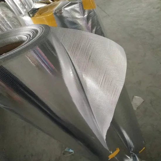 Aluminum Foil Coated Fiberglass Cloth / Fabricc for Tensile Retardant Coated Fireproof Thermal Insulation Fiber Fabric 