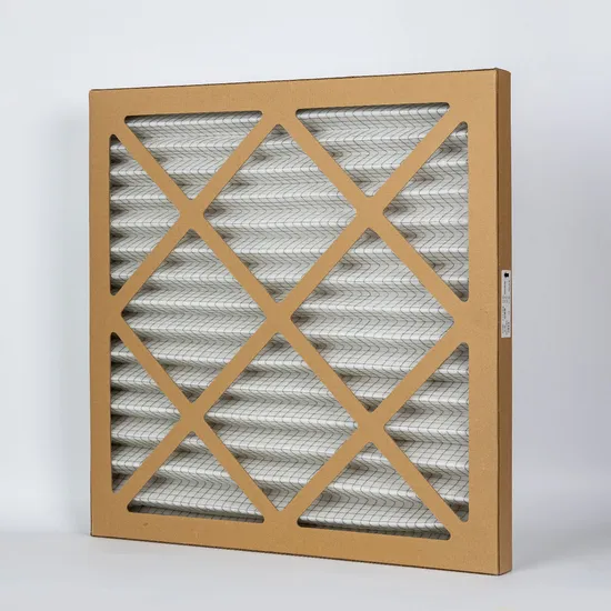 Premium Pleated Furnace Air Filter Replacement Cardboard Frame Merv 8 
