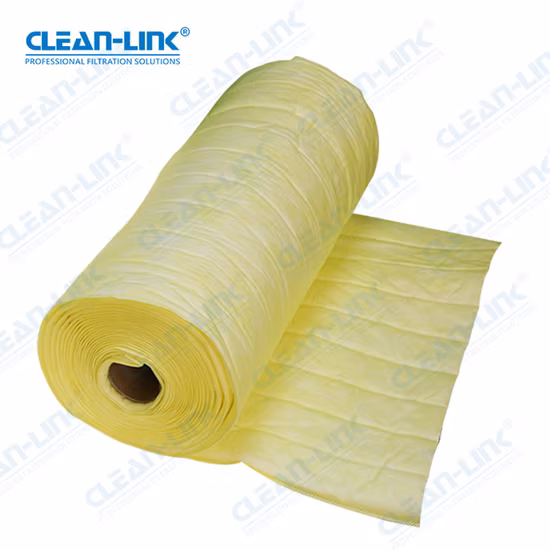 High Quality Pleated Polyester Filter Media with Mesh Backing/Custom Coarse Dust Collecting Filter Air Material Pocket Filter Media Metal Mesh Air Filter