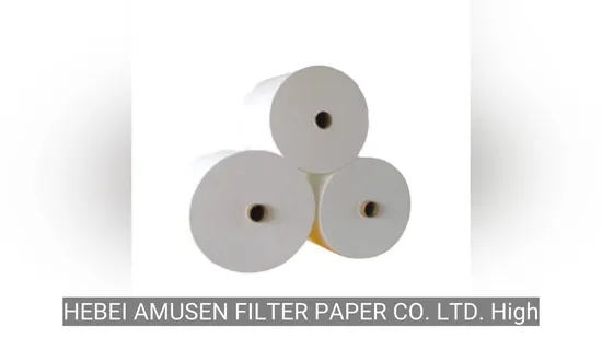 New Tech Polyester Non Woven Fabric Protective Layer Fiberglass HEPA Air Filter Paper 