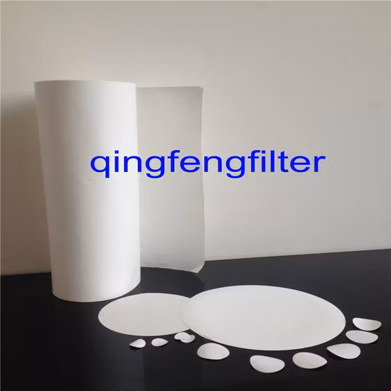 0.22um 0.45 Micron Hydrophilic Nylon/Pes/PVDF/PTFE Filter Membrane for Water Purification