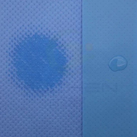 105GSM High Absorbent Smpe Nonwoven Material for Surgical Drape′s Reinforced Part 